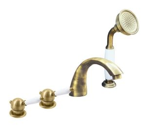 Смеситель на борт ванны Rav Slezak Labe L569.5PSM бронза