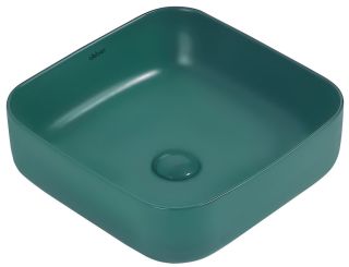 Раковина ABBER Rechteck AC2211MBG 39см тёмно-зелёный матовый