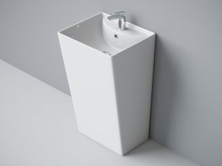 Раковина напольная Laguraty 216 B 46x81см белый