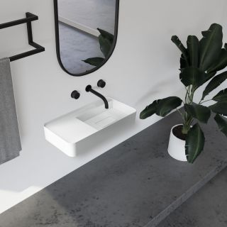 Подвесная раковина ABBER Stein AS2627-1.2 120см белый матовый