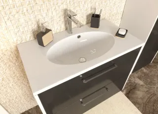 Раковина Эстет Vegas silk ФР-00014922 80см белый