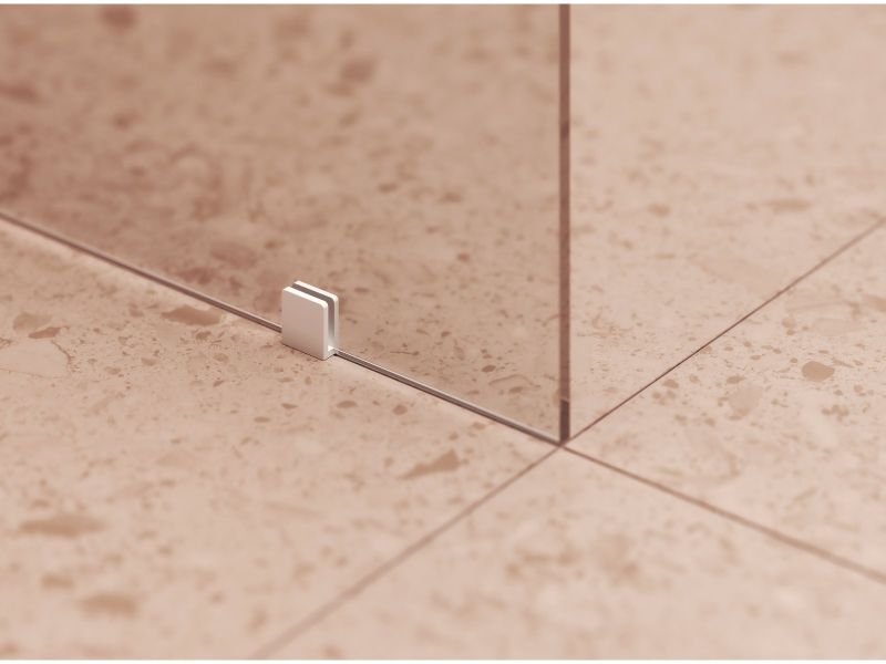 Душевая перегородка Ravak W SET 80 GWD01000E003 профиль белый стекло Transparent