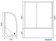 Душевой уголок Royal Bath BK 120x80см левый белый RB8120BK-C-L