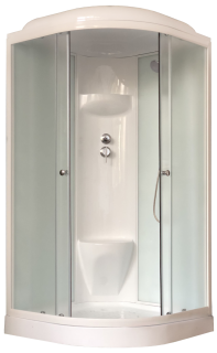 Душевая кабина Royal Bath HK стекло белое/матовое 100x100см RB100HK6-WC
