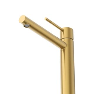 Смеситель для раковины высокий CEZARES RELAX-LC2-BORO-W0 брашированное золото