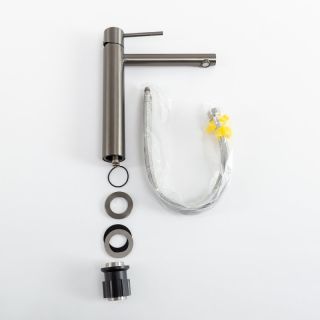 Смеситель для раковины высокий CEZARES RELAX-LC2-GM-W0 оружейная сталь