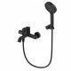 Смеситель для ванны с душем Wonzon & Woghand Tor WW-88037073-MB чёрный матовый