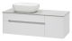 Подвесная тумба под раковину Misty Роял 120см белый