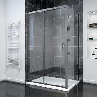 Душевой уголок Veconi Rovigo RV-055GM, 1500х1000х1950, оружейная сталь, прозрачное стекло