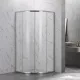 Душевой уголок Veconi Rovigo RV-202, 800x800x1900, хром, стекло прозрачное