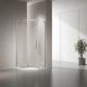 Душевой уголок Veconi Rovigo RV-35, 800х800х1950, хром, прозрачное стекло