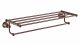 Полотенцедержатель с полкой Swedbe Terracotta Art 2536 65см терракота