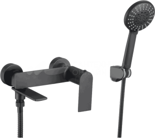 Смеситель для ванны с душем Savol S-601808H черный