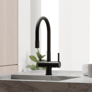 Смеситель для кухни Sancos Lucia SC4004MB чёрный матовый