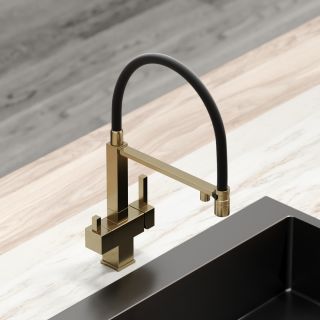 Смеситель для кухни Sancos Moro SC4006BG брашированное золото