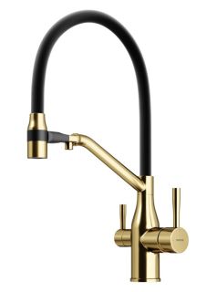 Смеситель для кухни Sancos Orta SC4008BG брашированное золото