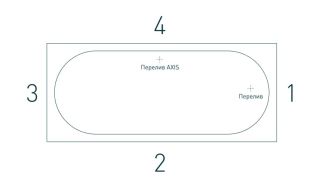 Ванна из искусственного камня Salini Ornella Axis S-Sense 103413GRF 170x75см RAL полностью