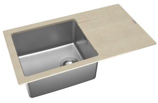 Кухонная мойка Florentina Комби 860 жасмин