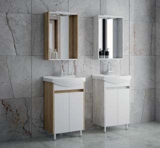 Зеркало-шкаф с подсветкой Corozo Орегон SD-00001435 50/С пайн