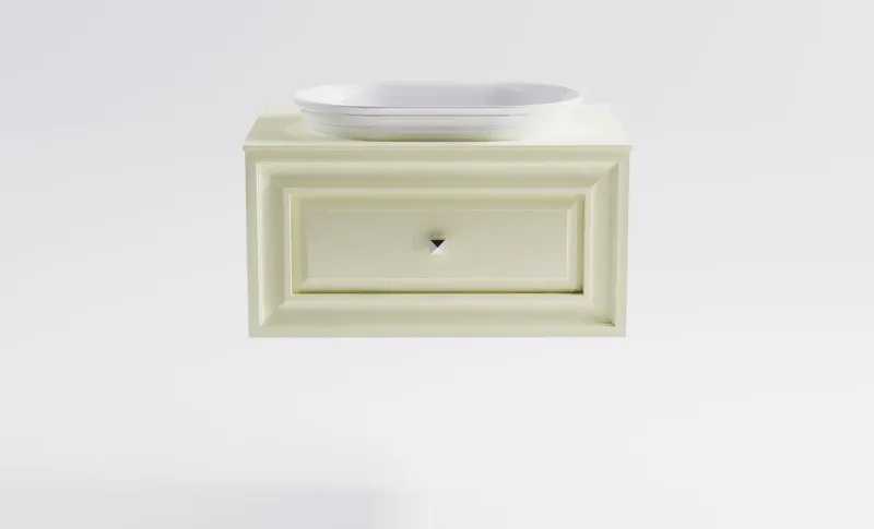 Тумба с раковиной Astra-Form Шарм 4631177715037 80 см бежевый матовый