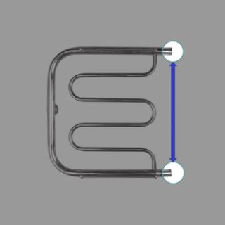 Полотенцесушитель водяной Energy Vega 500х500