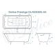 Ванна чугунная Delice Prestige DLR230615-AS 170х80 с антискользящим покрытием