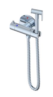 Гигиенический душ со смесителем Wonzon & Woghand WW-88819902-CR с термостатом хром