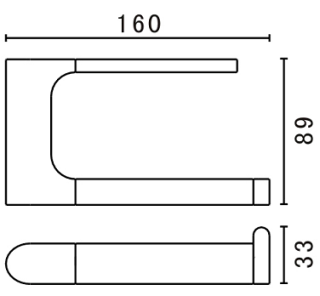 Держатель туалетной бумаги Art&Max Platino AM-E-3983-MB чёрный