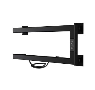 Полотенцесушитель электрический Indigo Nix DGN20-50BRLt 20x50 см чёрный муар