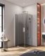 Душевой уголок CEZARES SLIDER-AH-1-80-70/80-GRIGIO-NERO