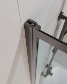 Шторка на ванну CEZARES SLIDER-VF-11-90/150-C-GM оружейная сталь