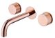 Встраиваемый смеситель для раковины ABBER Wasser Kreis AF81122RG розовое золото