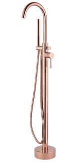 Напольный смеситель для ванны ABBER Wasser Kreis AF8115RG розовое золото