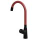Смеситель для кухни Kohr FLY 1LN020201DBE-0000A красный/чёрный