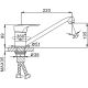 Смеситель для кухни Frap F4928-12 белый