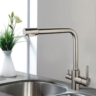 Смеситель для кухни Gappo G4399-1 под фильтр сатин