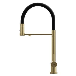 Смеситель для кухни Kohr Berga Series 1LQ280204BG-0000A брашированное золото/чёрный