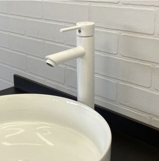 Смеситель для раковины Comforty белый FC018B-CKBT