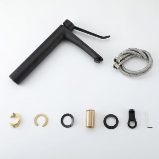 Смеситель для раковины Gappo G1021-26 чёрный