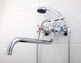 Смеситель для ванны и душа Frap F2619 хром