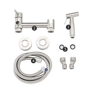 Гигиенический душ Frap F7503-5 хром