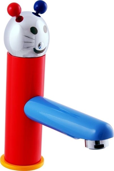 Смеситель для раковины Rav Slezak Seina Junior SE326.5 красный синий хром