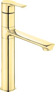 Высокий смеситель для раковины E.C.A. Luna 102808949EX золото