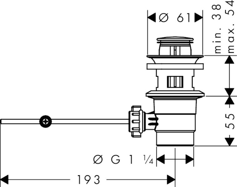 Смеситель Hansgrohe Vernis Shape 71560000 для раковины