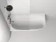 Ванна из искусственного камня Salini Sofia Corner L S-Sense 102515GRH 170x85см RAL снаружи