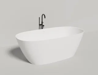 Ванна из искусственного камня Salini Sofia S-Sense 102519G 185x90см белый глянцевый