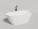 Ванна из искусственного камня Salini Sofia S-Sense 102519G 185x90см белый глянцевый