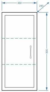 Шкаф Stella Polar Концепт 36см белый SP-00000138