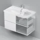 Тумба под раковину Am.Pm Gem M90FHX0802WG подвесная белый 80  см