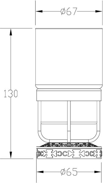 Держатель стакана  настольный Zorg Antic AZR 24 BR бронза